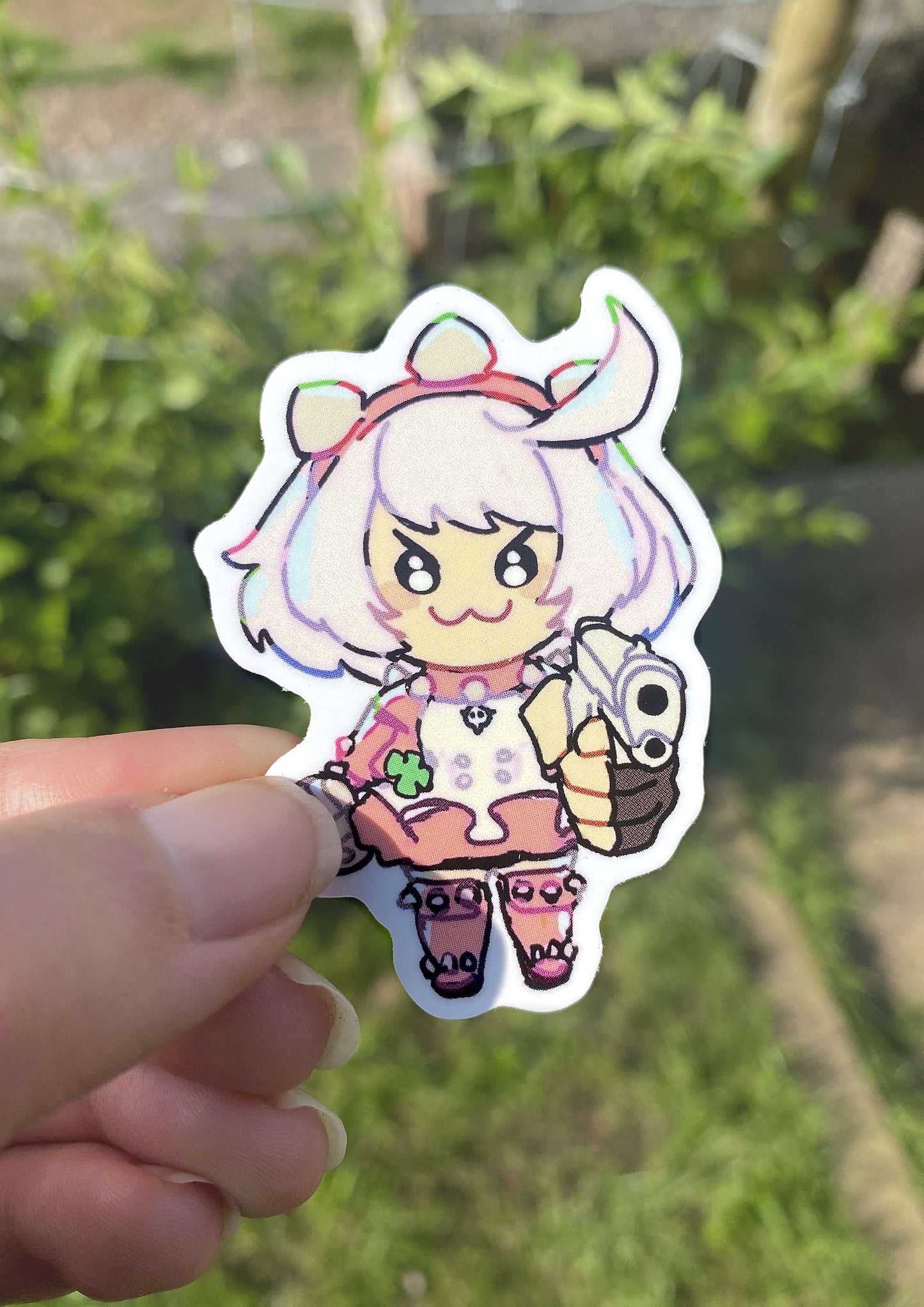 GG Gun Stickers (watch out)