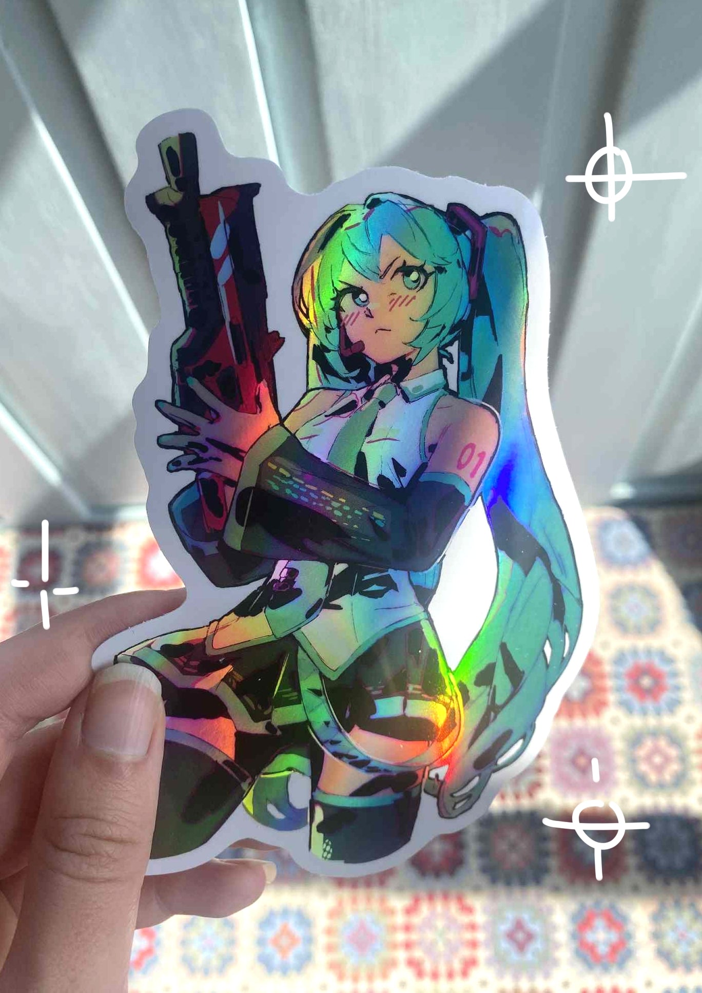 HATSUNE MIKU?! Holo Sticker