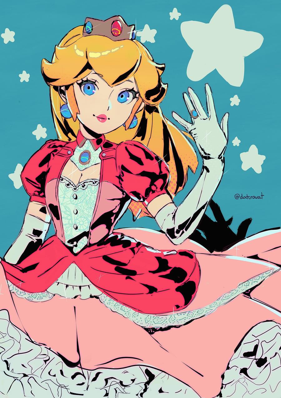 Peach Print