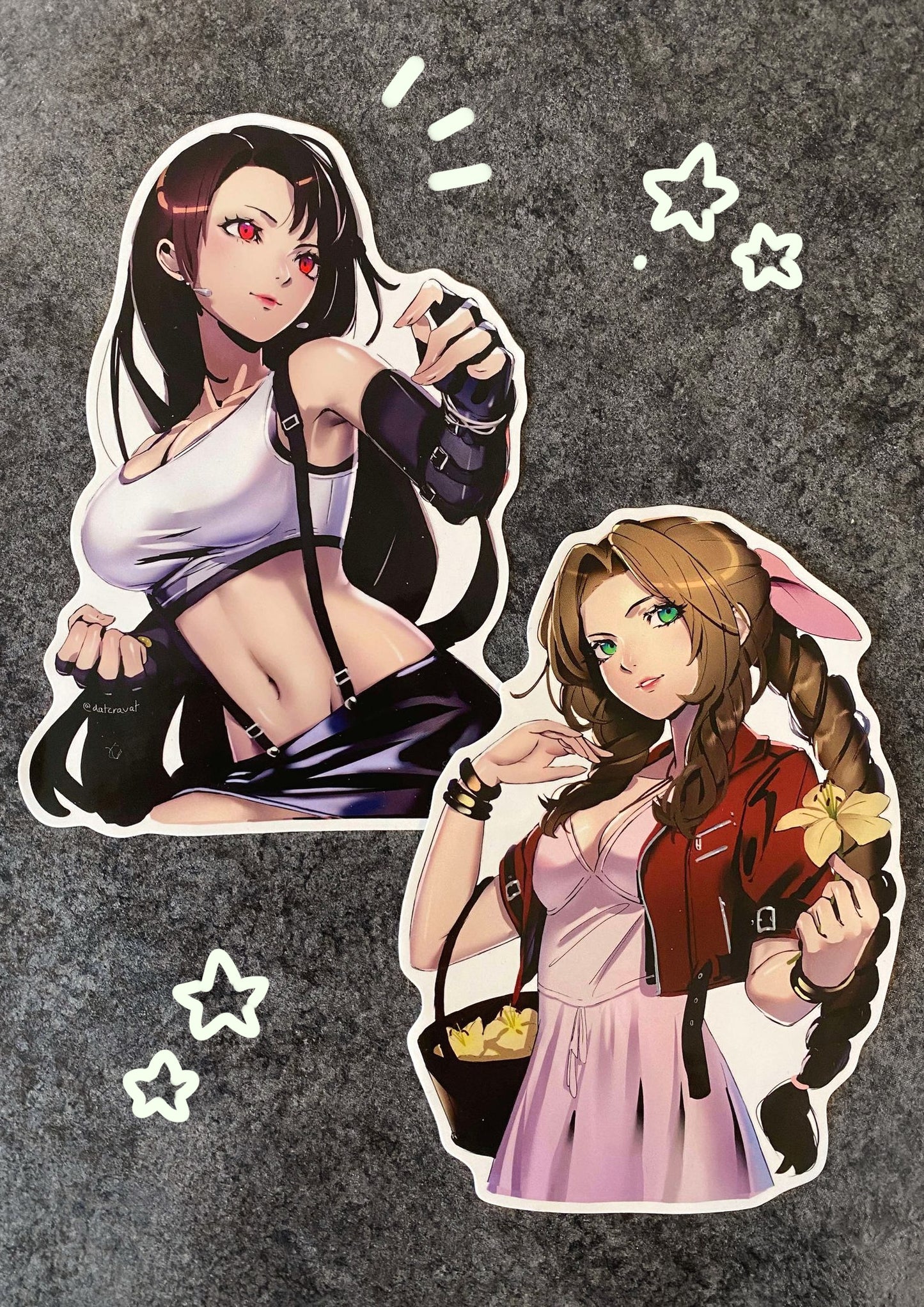 Tifa & Aerith Stickers