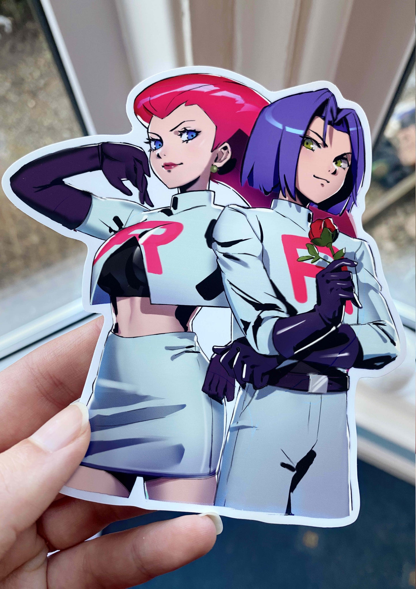 Jessie & James Sticker