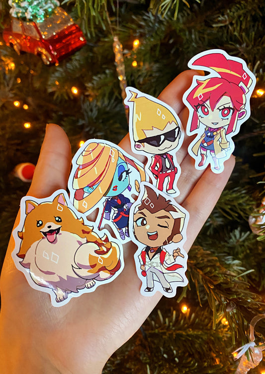 Ghost Trick Stickers (they are little guys)