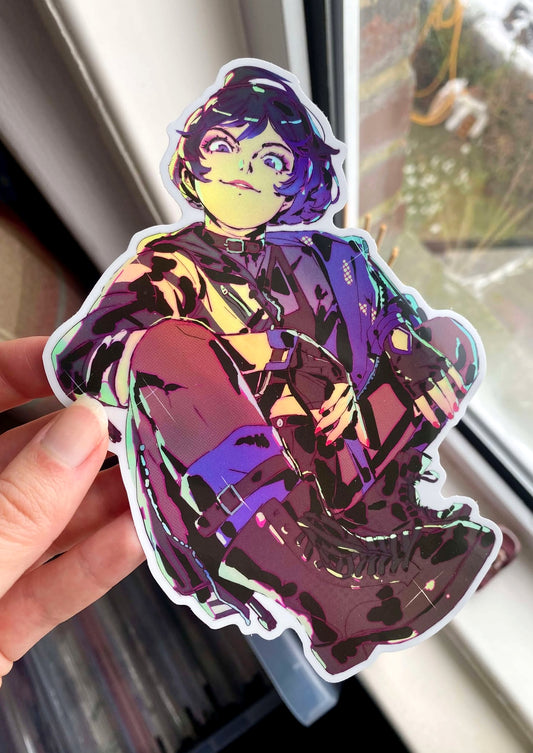 REINA holo sticker