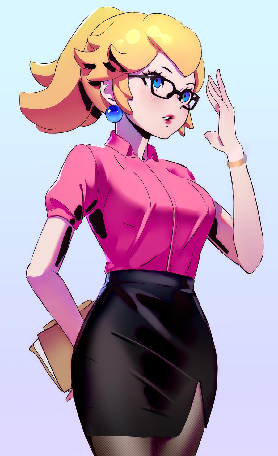 Office Peach print