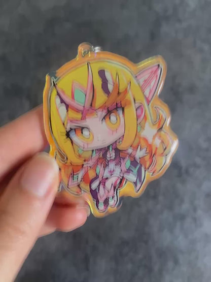 Pyra//Mythra Holo Charms