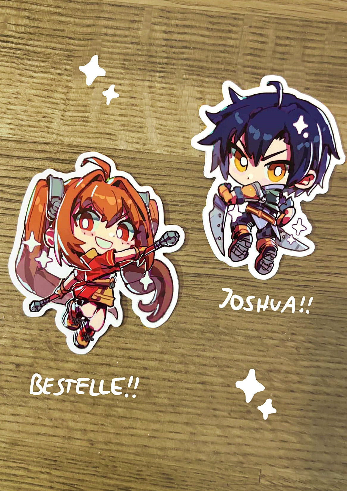 Estelle & Joshua stickers!!