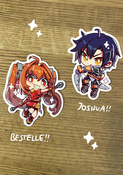 Estelle & Joshua stickers!!